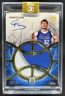 2025-26 Topps Three Cooper Flagg Relics Auto Prime RC Patch Gold #/10 Mavericks