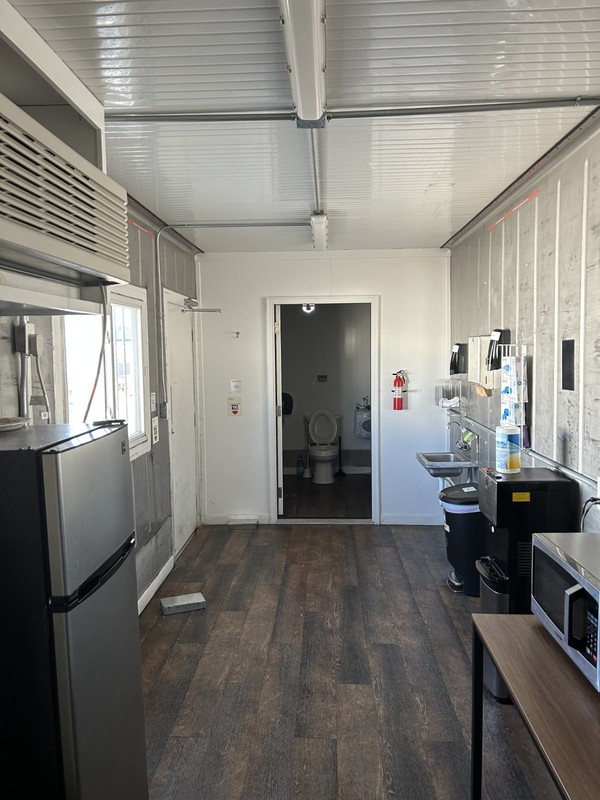 Shipping container office/break room with bathroom - Image 5