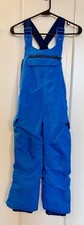 All in Motion Snow Sport Waterproof Bib, Kids Small 6/7, Blue, Used