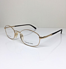 New Vintage Gucci 2650 Eyeglasses GG 2650 C. G1J Shiny Gold w/ Brown 48mm Italy