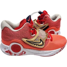 Nike KD Trey 5X Sz 9.5 Basketball Sneakers Shoes University Gold Orange DD9538