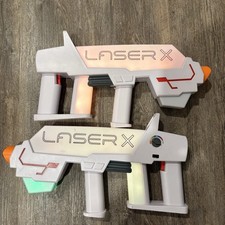 2 Laser X Revolution Two Player Long Range Laser Tag Gaming Blaster Set Guns