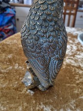 Heavy Vintage Brasss Owl Superb Detailing