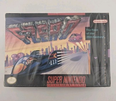 F Zero - Box Only - Super Nintendo Snes - Shrink (No Game)