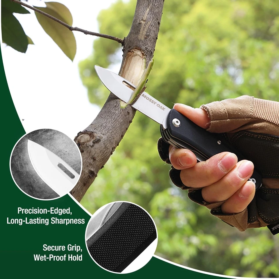 MOSSY OAK 10-in-1 Folding Pocket Knife Multitool with Stainless Steel Blade New - Image 4 of 4