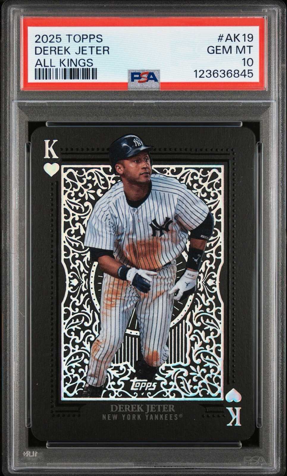 Derek Jeter #AK-19 (Baseball Cards 2025 Topps All Kings) — is it worth grading?
