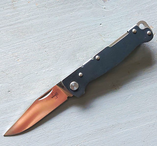 Böker Plus Atlas Backlock Clip Point Taschenmesser D2