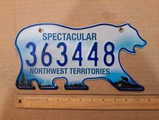 License Plate, Canada, Northwest Territories, Polar Bear, 363448