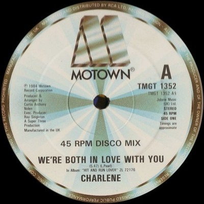 Charlene - We're Both In Love With You (12'') 1984 UK (VG+)