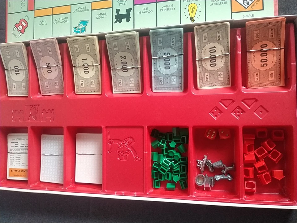 Monopoly Vintage En FRANCS Complet Bon État Jeu de Société Livraison Offerte ! - Photo 4/4