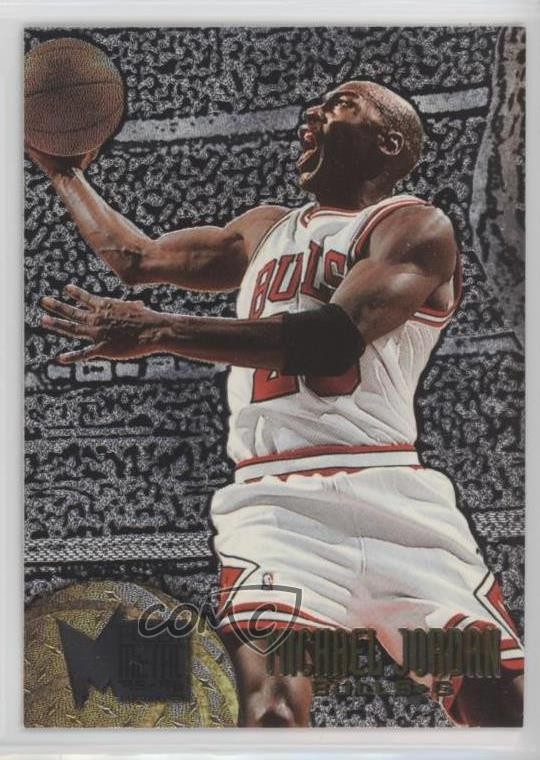 1995-96 Fleer Metal Silver Spotlight Michael Jordan #13 HOF 03rx