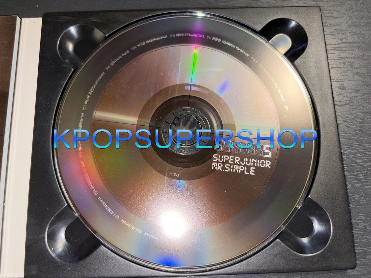 Super Junior 5th Album Mr. Simple Type B CD Good Rare No Photocard
