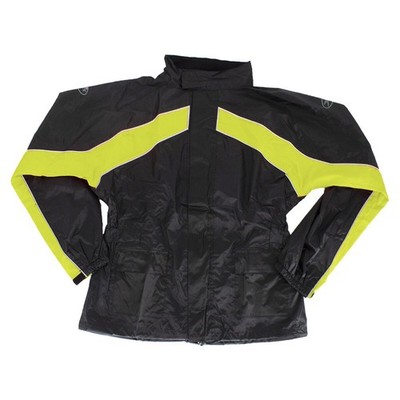 Joe Rocket Hi-Viz Neon RS-2 Two Piece Rainsuit - 1010-2402  ( Small )