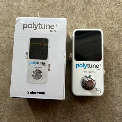 TC Electronic Polytune 3 Mini w/ Box Guitar Tuner Effect Pedal True/Buffer