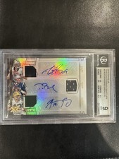 2018 XR Tom Brady Drew Brees Rodgers Patch Auto BGS 9/10🔥🔥 HOFers🔥🔥