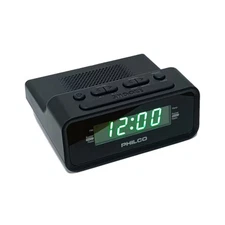 PHILCO PAR1006 Digital Clock Radio FM LED Display 0.6" Dual Alarm and Snooze