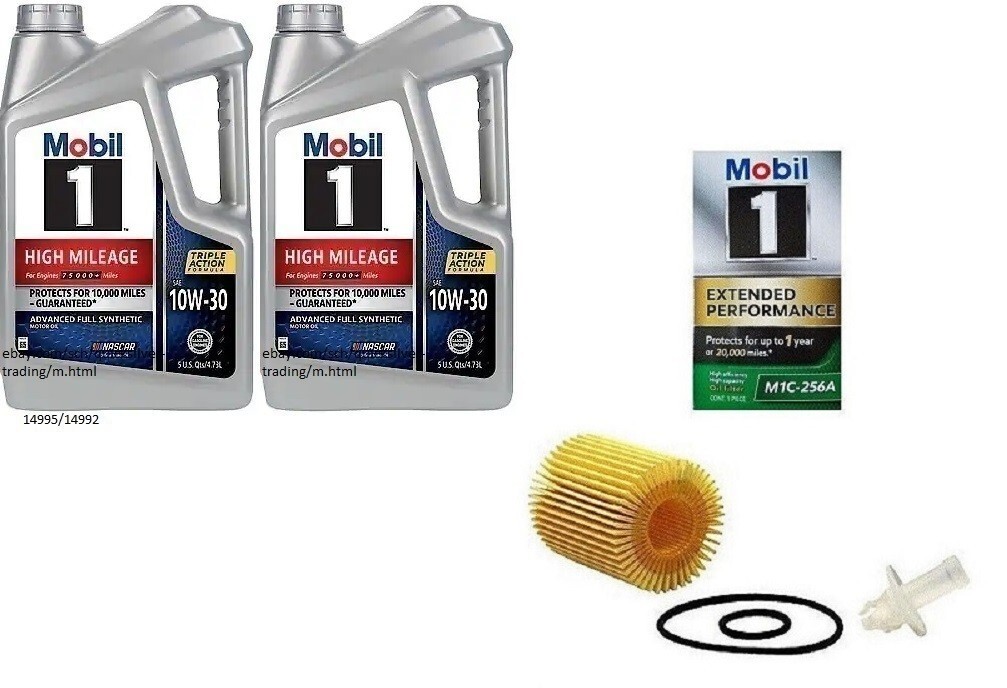 Filter & 10 Qts. Mobil1 10w30 Full Syn H/m Motor Oil