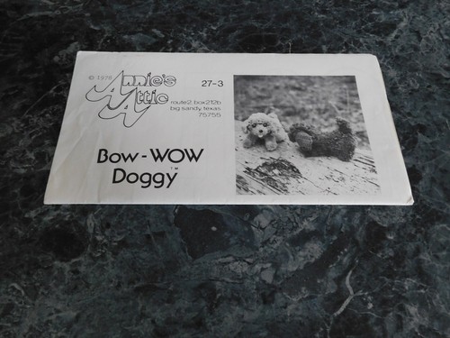 Annie's Attic Bow Wow Doggy 27-3