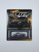 Hot Wheels Elite 64 Mercedes Benz 300SL 1/64 Car - Gray (HNG51)