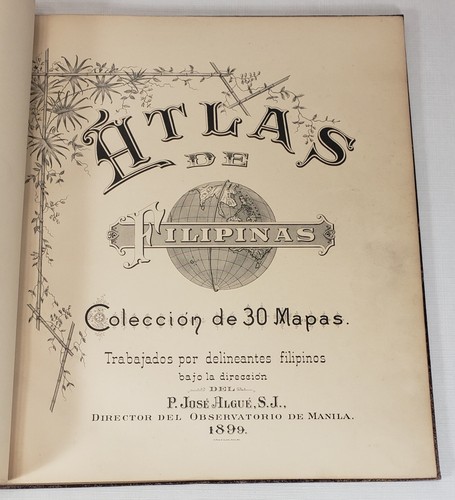 Philippine Island ATLAS DE FILIPINAS 1899/1900, P. Jose Algue, S.J., 30 Maps - Picture 1 of 18