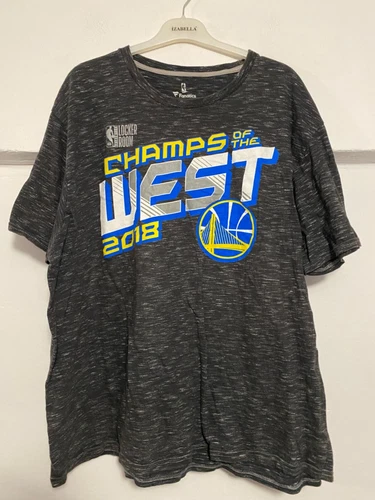 T-shirt Fanatics Golden State Warriors NBA en coton pour homme taille XXL 2XL