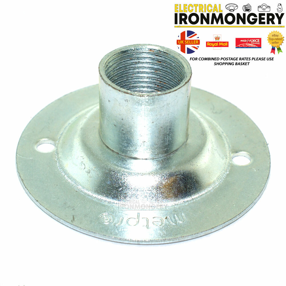1 x 20mm Conduit Dome Cover Pressed Steel METPRO DC1G eBay
