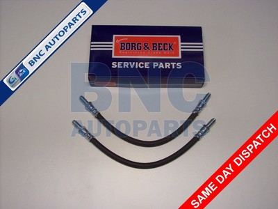 Borg & Beck Front Flexi Brake Hose Pair For Ford Fiesta MK5 2002-2008