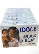 IDOLE Baby Exfoliating Soap with Glycerin and Vitamin E, 75g -  6 PACK  