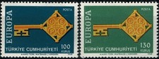TURQUIE 1968 CEPT EUROPA  YT n° 1868 et 1869 Neufs ★★ luxe / MNH