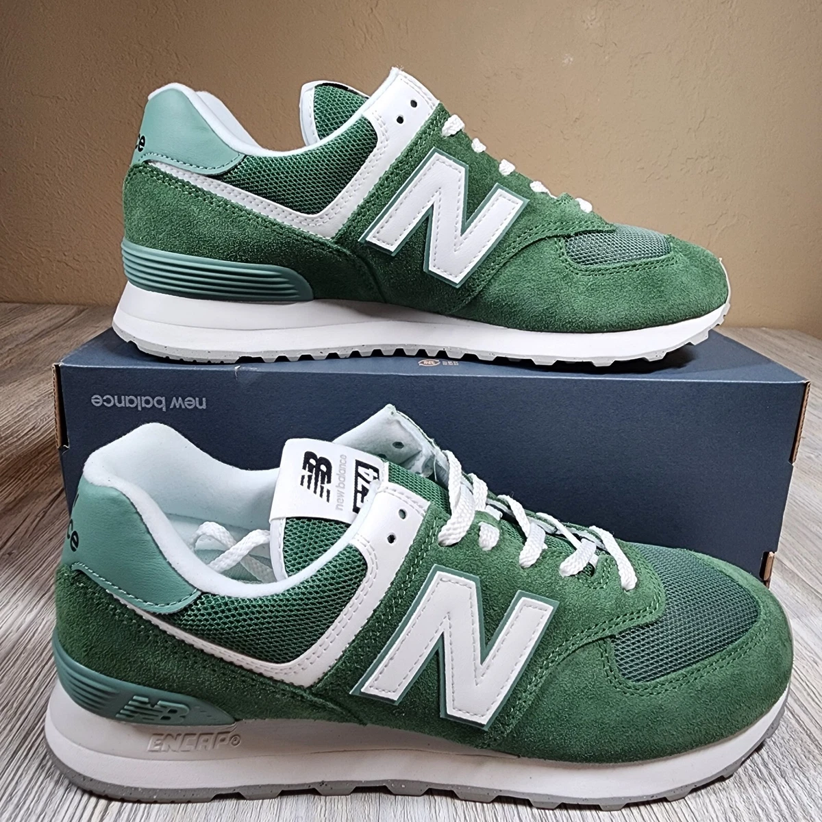 New Balance 574 White Green