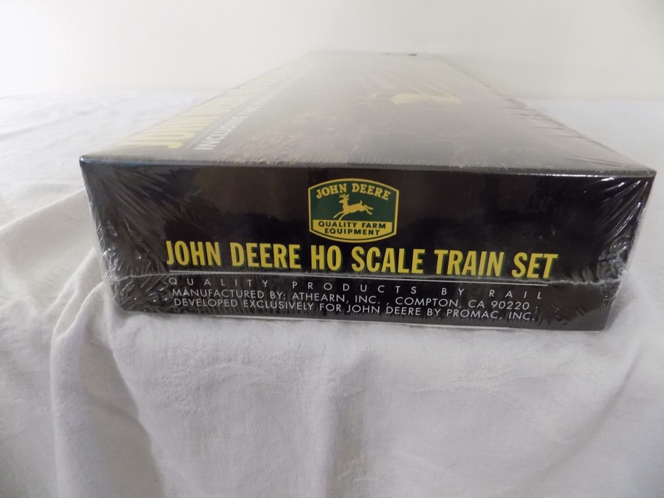 Athearn John Deere HO Scale Train Set 75th Anniv w/2 pewter tractors *NEW Sealed eBay