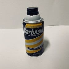 Barbasol Thick & Rich Shaving Cream Beard Buster Skin Conditioner 10oz Rare