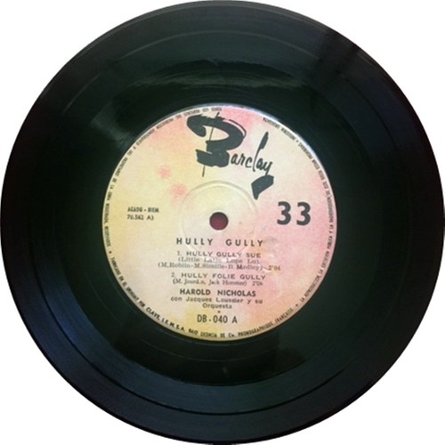 HAROLD NICHOLAS - HULLY GULLY - 4 SONGS - EP - w/Cover - URUGUAY - Picture 5 of 5
