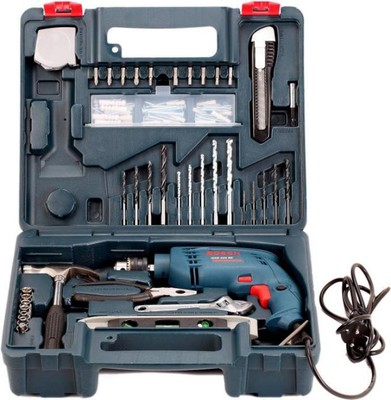 Bosch Gsb500re Power Hand Tool Kit 92 Tools Multipurpose Impact