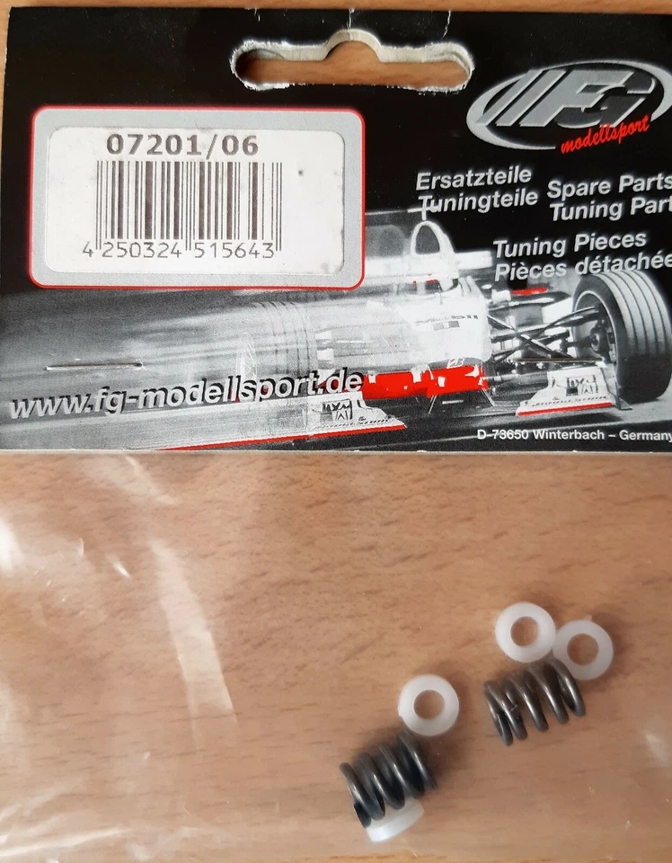 FG Modellsport T2M Dämpfungsfedern vorne (2 Stk.) -  07201/06 - Bild 2 von 2