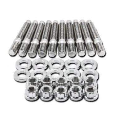 BLOX Racing SUS303 Stainless Steel Intake Manifold Stud Kit M8 x 1.25mm 55mm in