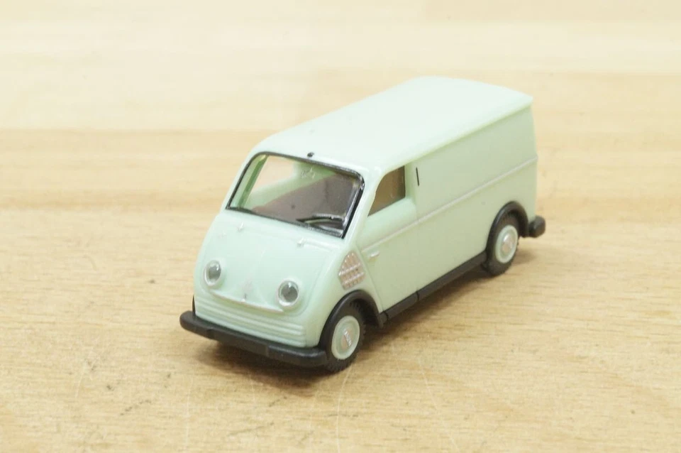 Ho 1:87 WIKING 0334 01 DKW Schnelllaster Furgone Verde Bianco (Verde Pastello) - Immagine 4 di 4