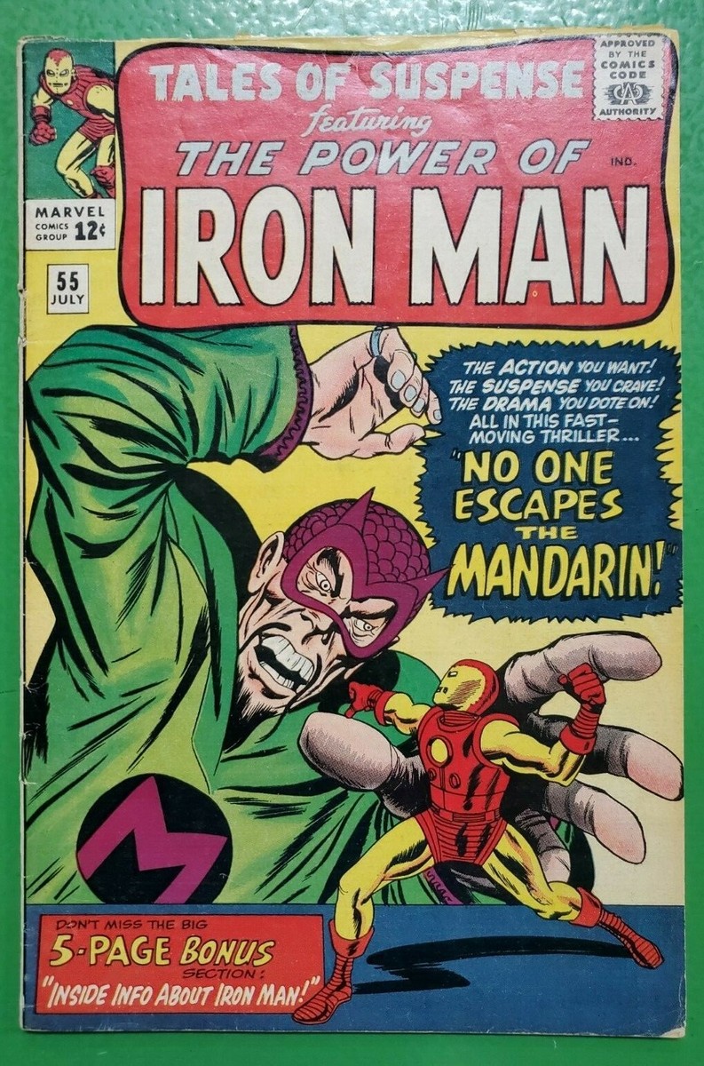 TALES OF SUSPENSE #55 3rd Mandarin Stan Lee Don Heck 1964 Marvel