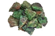 1 lb Wholesale Chrysoprase Rough Stones - Tumbling Tumbler Rocks, Reiki, Wicca