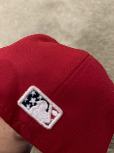 Washington Nationals MLB New Era Red American Flag 7 Size Hat Cap - Picture 7 of 9