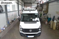 DachträGer C + Leds FüR Volkswagen Crafter Medium 2014 - 2017 Van Hoch - Schwarz