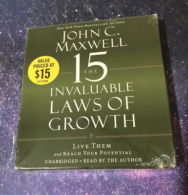The 15 Invaluable Laws of Growth Live Them and Reach Your Potential Maxwell CDs