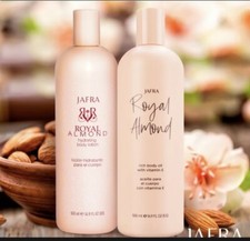 Set Jafra Royal Almond Body Oil / hidrating body lotion 16.9oz/500ml