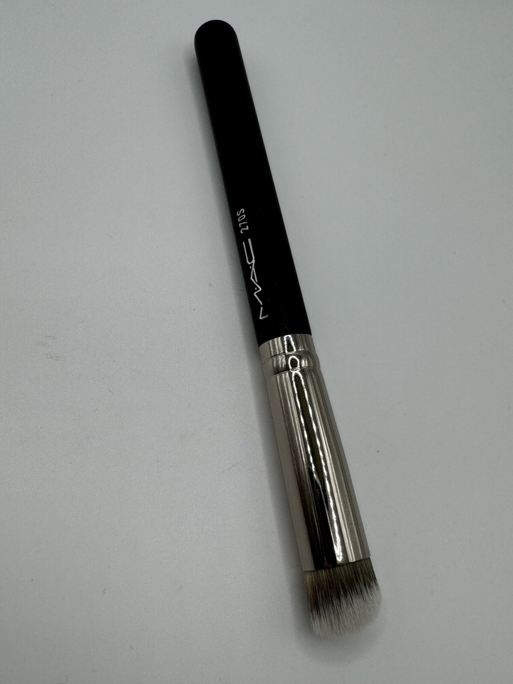 MAC 270s Mini Rounded Slant Brush Concealer Blending Brush NEW eBay