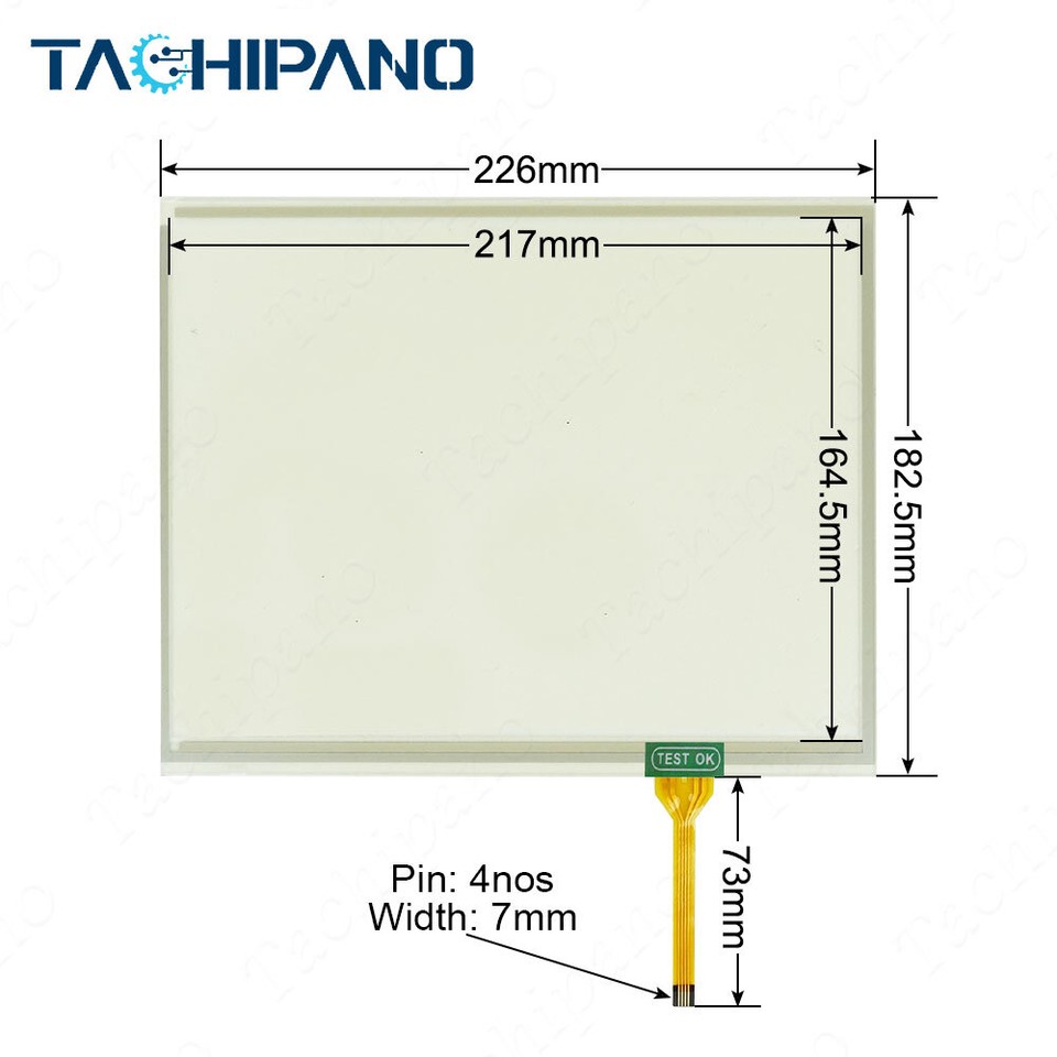 Pannello Touch Screen Tachipano Per Red Lion G310, G310C, G310C210 – Vetro Da 10,4 Pollici