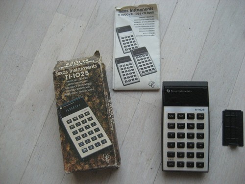 Calculatrice Texas Instruments Ti 5100 - Vintage, En Boîte Avec Adaptateur Secteur