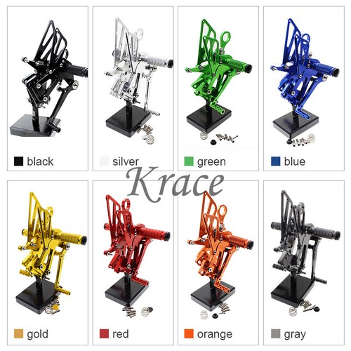 For BMW S1000R 2009 2010 2011 2012 2013 2014 CNC Rearset Footpeg Pedal Pegs GP - Picture 3 of 12