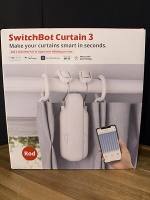 SwitchBot Curtain Automatic Curtain Opener Bluetooth Remote Smart App Control