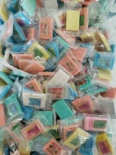 VIntage Gumball Charm Vending Flicker TV Erasers Lot 5 New Old Stock Hong Kong
