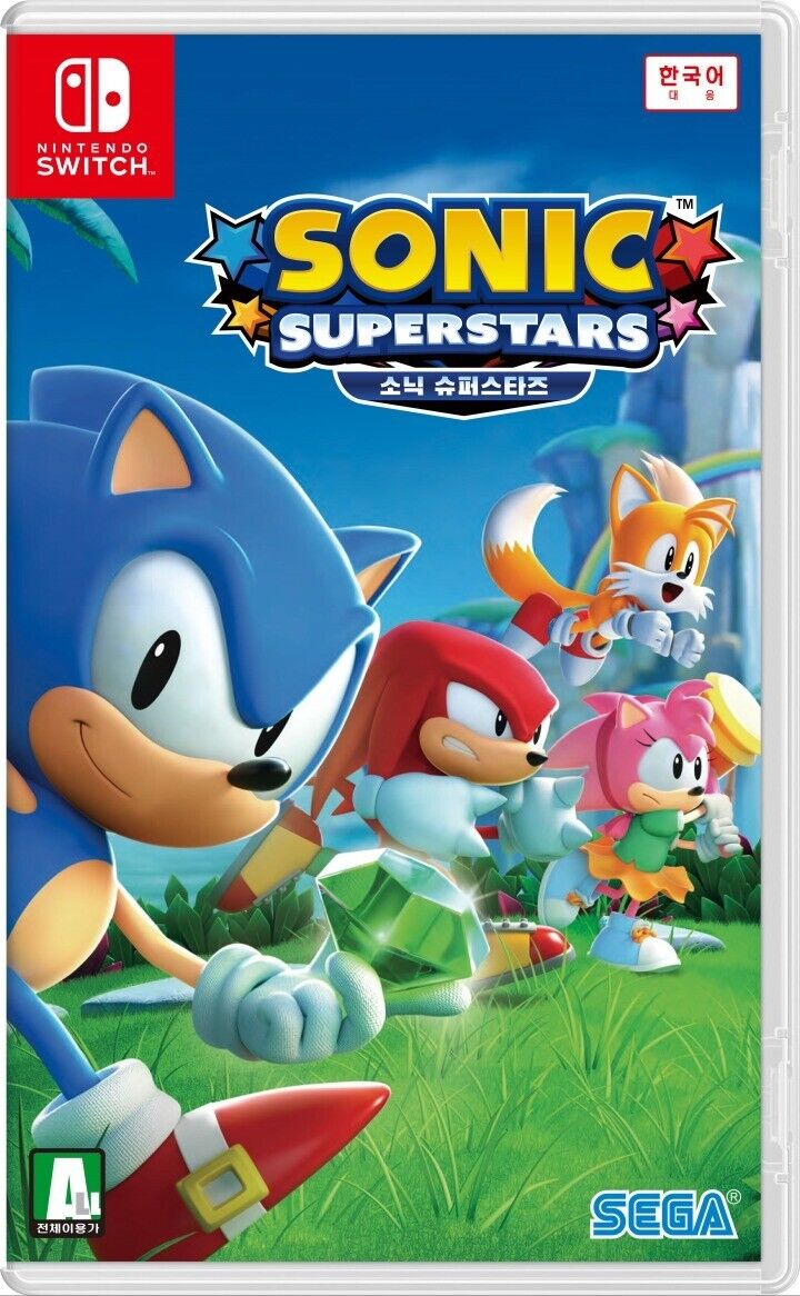 Switch Sonic Superstars ASIA Limited English Chinese Japanese-Korean